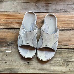 Rare Men New Balance 992 Grey Sandals Slippers Slides Flip Flops